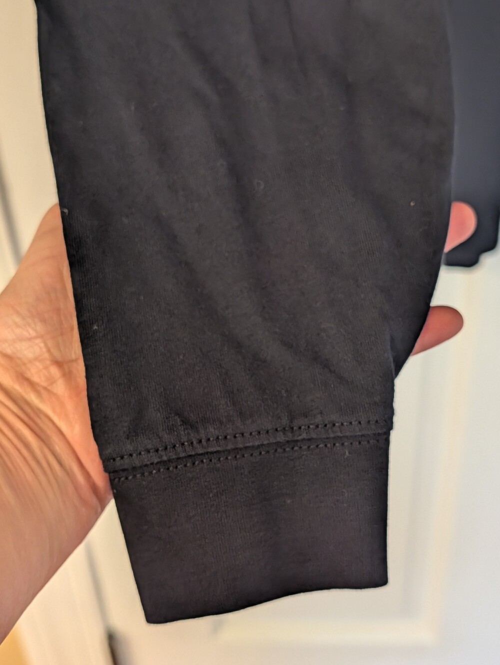 NWT L.L. Bean Men's L Tall Navy Long Sleeve Traditional Fit Cotton Crew Neck Tee - Picture 10 of 10